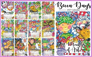 2027 Becca Days Calendar